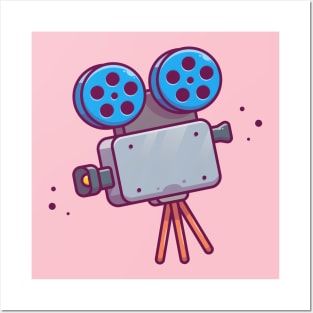 Camera Movie Cartoon Posters and Art